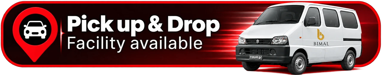 Pick up & Drop facility available